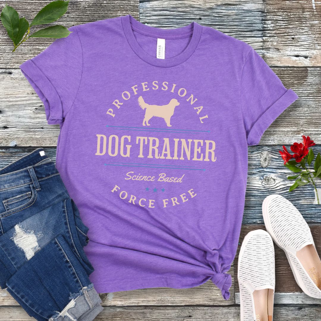 Custom Breed Force Free Dog Trainer T-Shirt