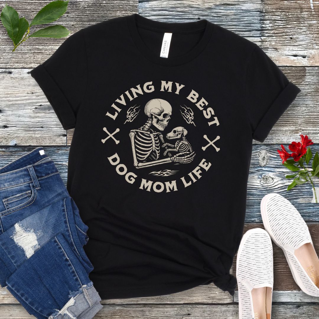 Goth Dog Mom Life T-Shirt