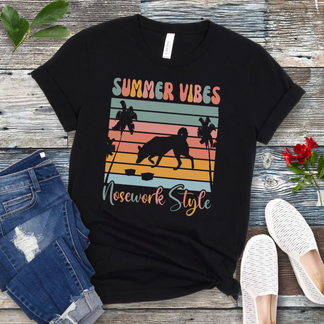 Custom Breed Nosework Vibes T-Shirt