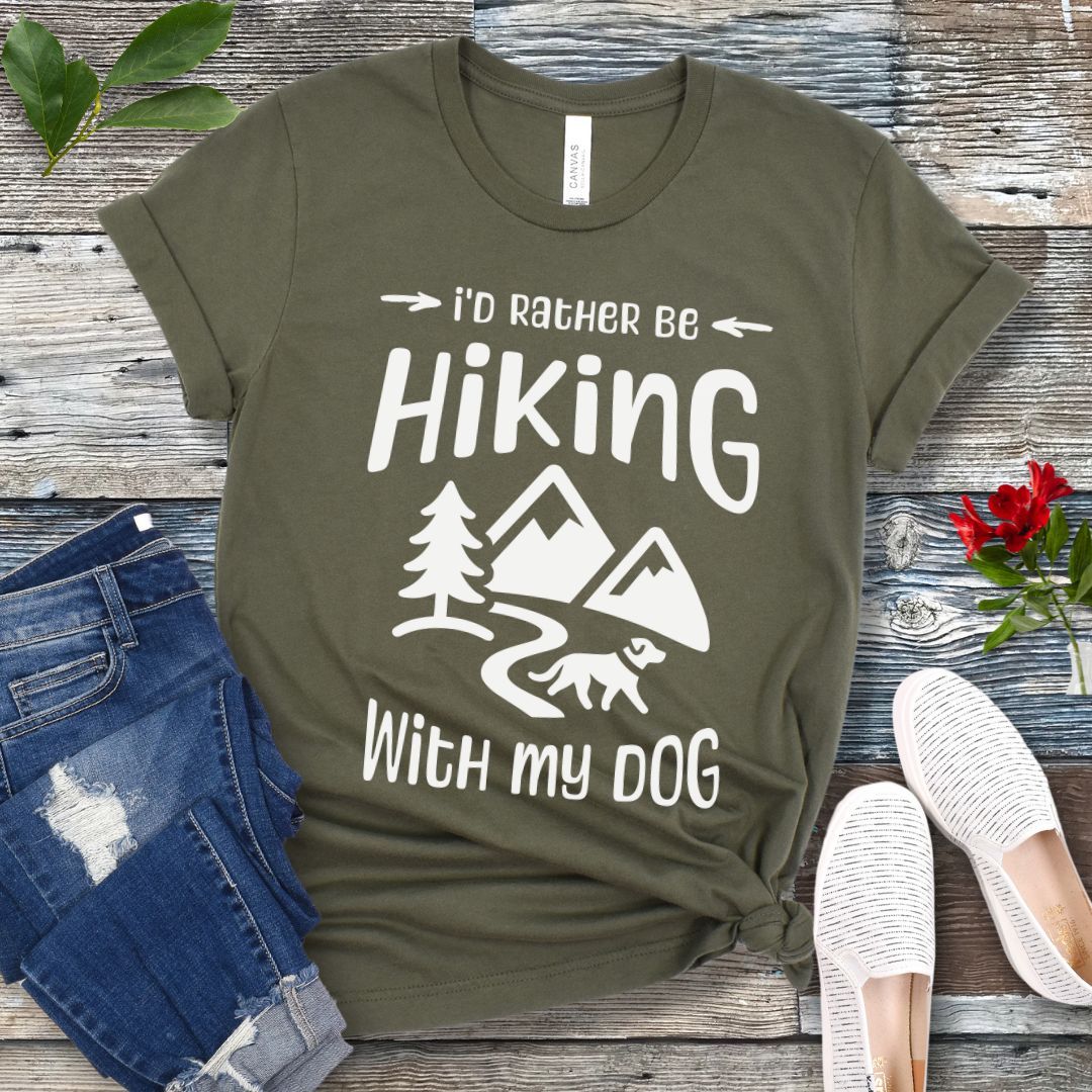 Hiking With My Dog T-Shirt