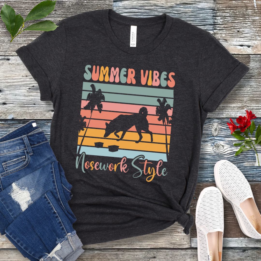 Custom Breed Nosework Vibes T-Shirt