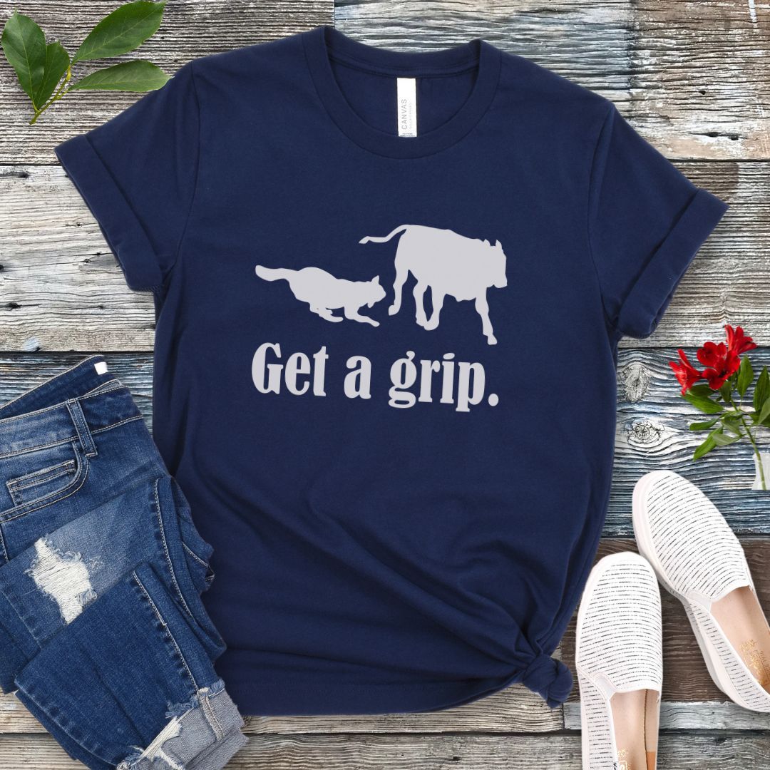 Get A Grip Heeler Cattle Dog T-Shirt