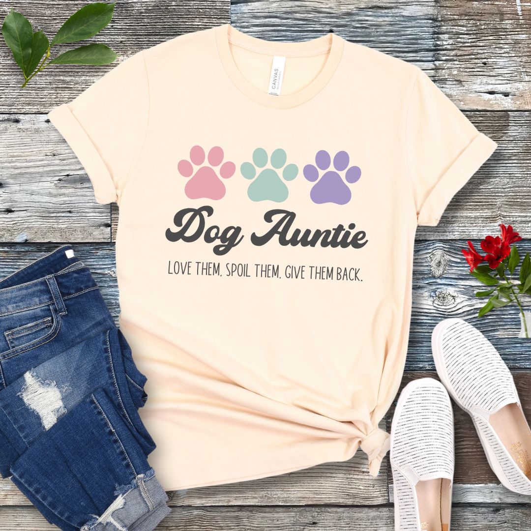 Dog Auntie Love Spoil T-Shirt