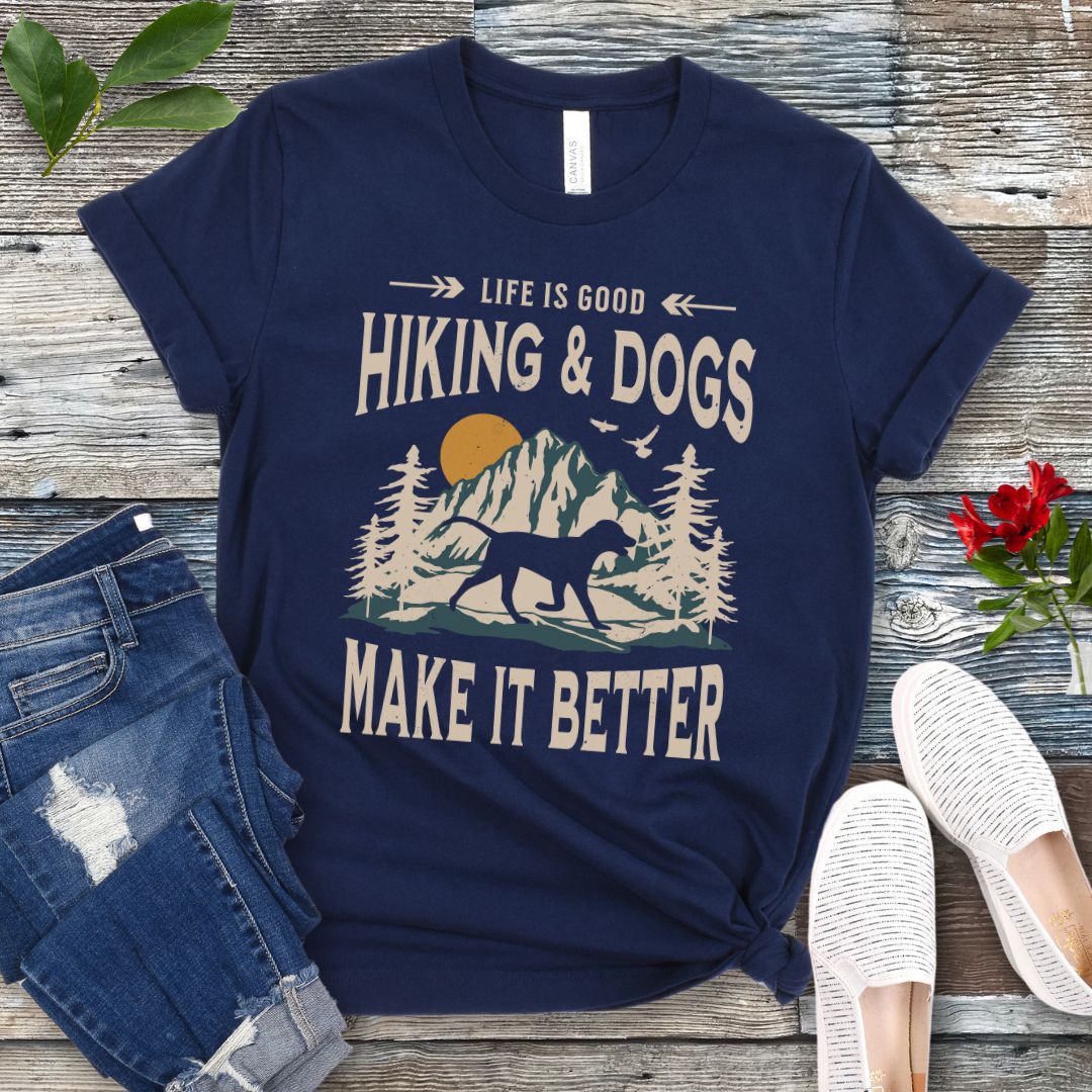 Dog Lover Hiking T-Shirt
