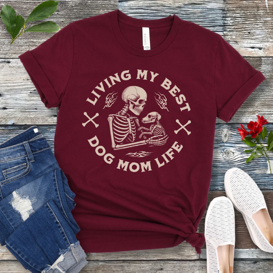 Goth Dog Mom Life T-Shirt
