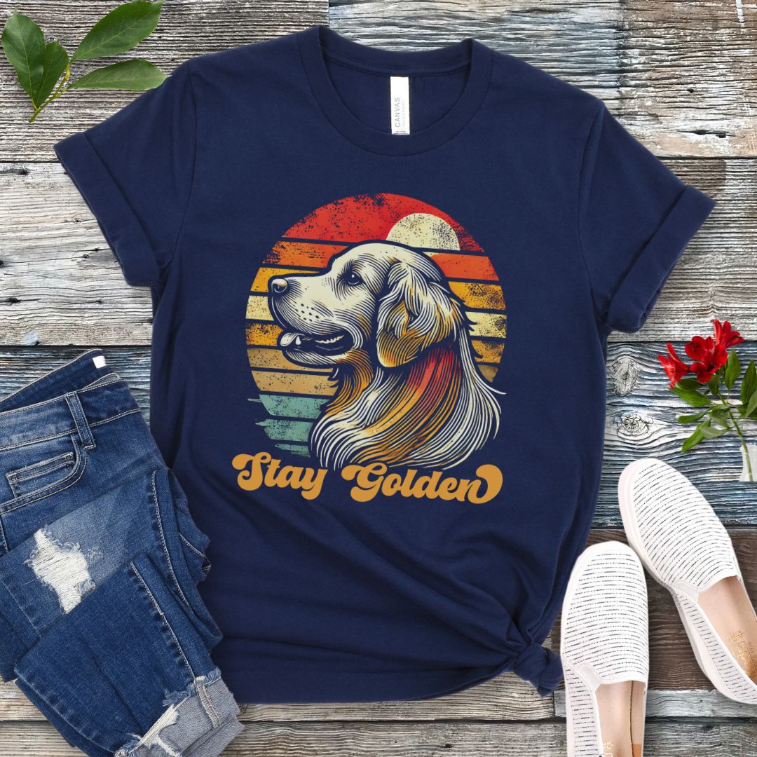 Stay Golden Retro T-Shirt
