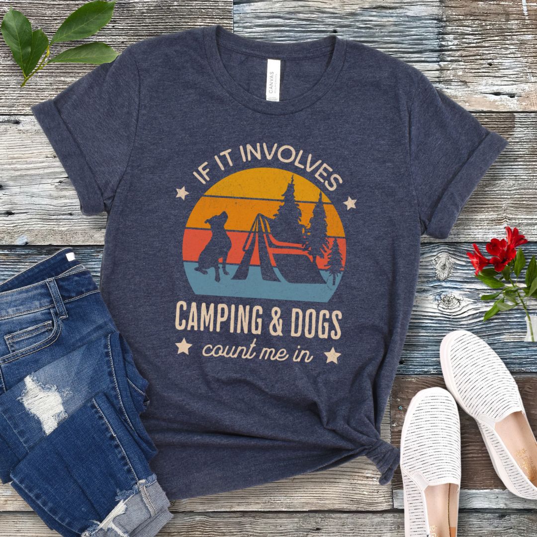 Camping and Dogs T-Shirt