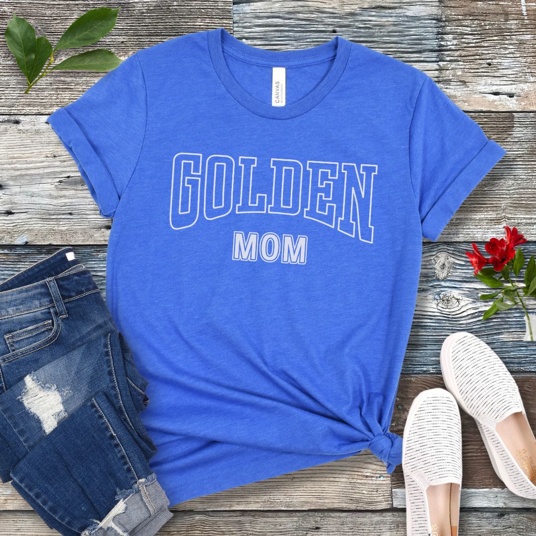 Varsity Golden Mom T-Shirt