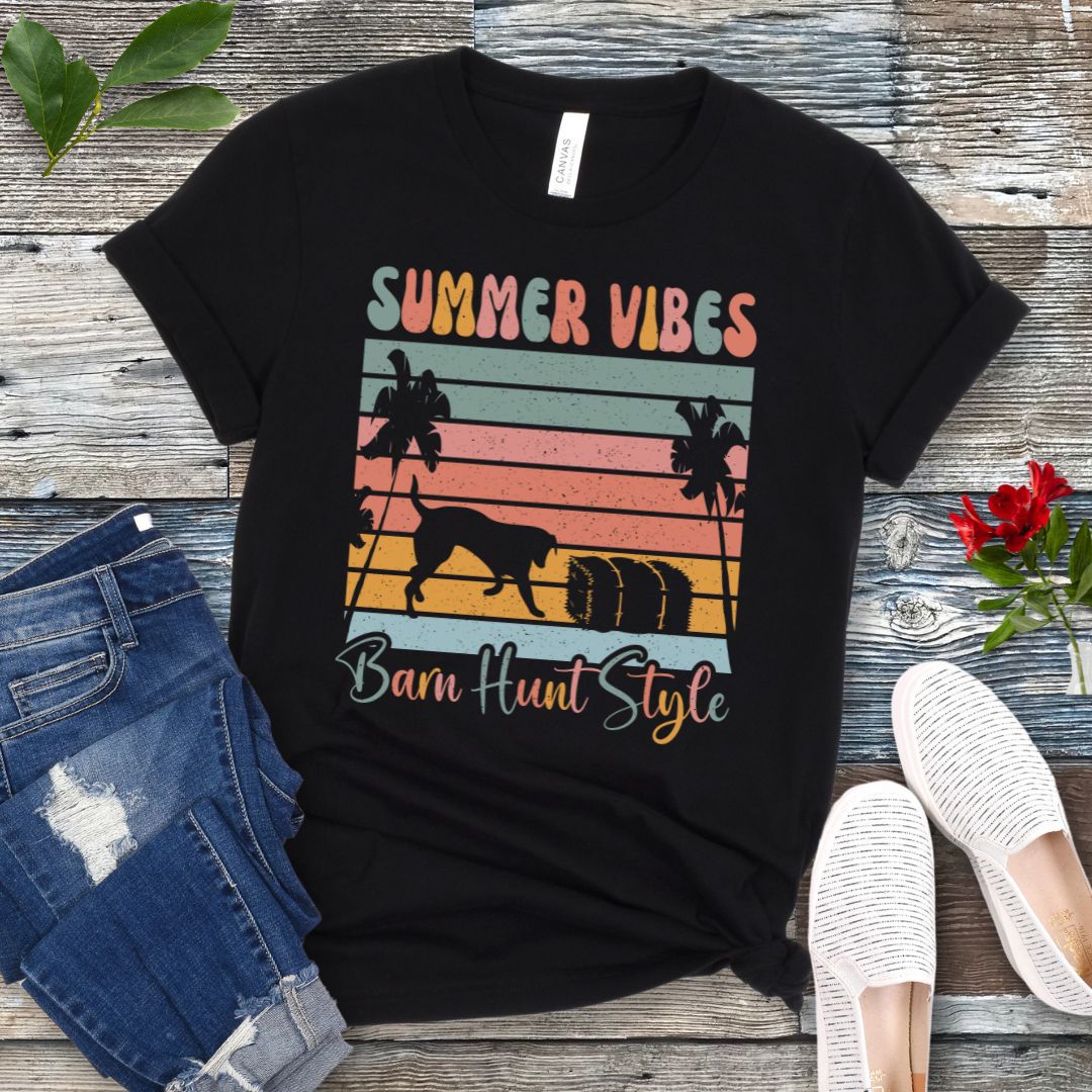 Summer Vibes Barn Hunt T-Shirt