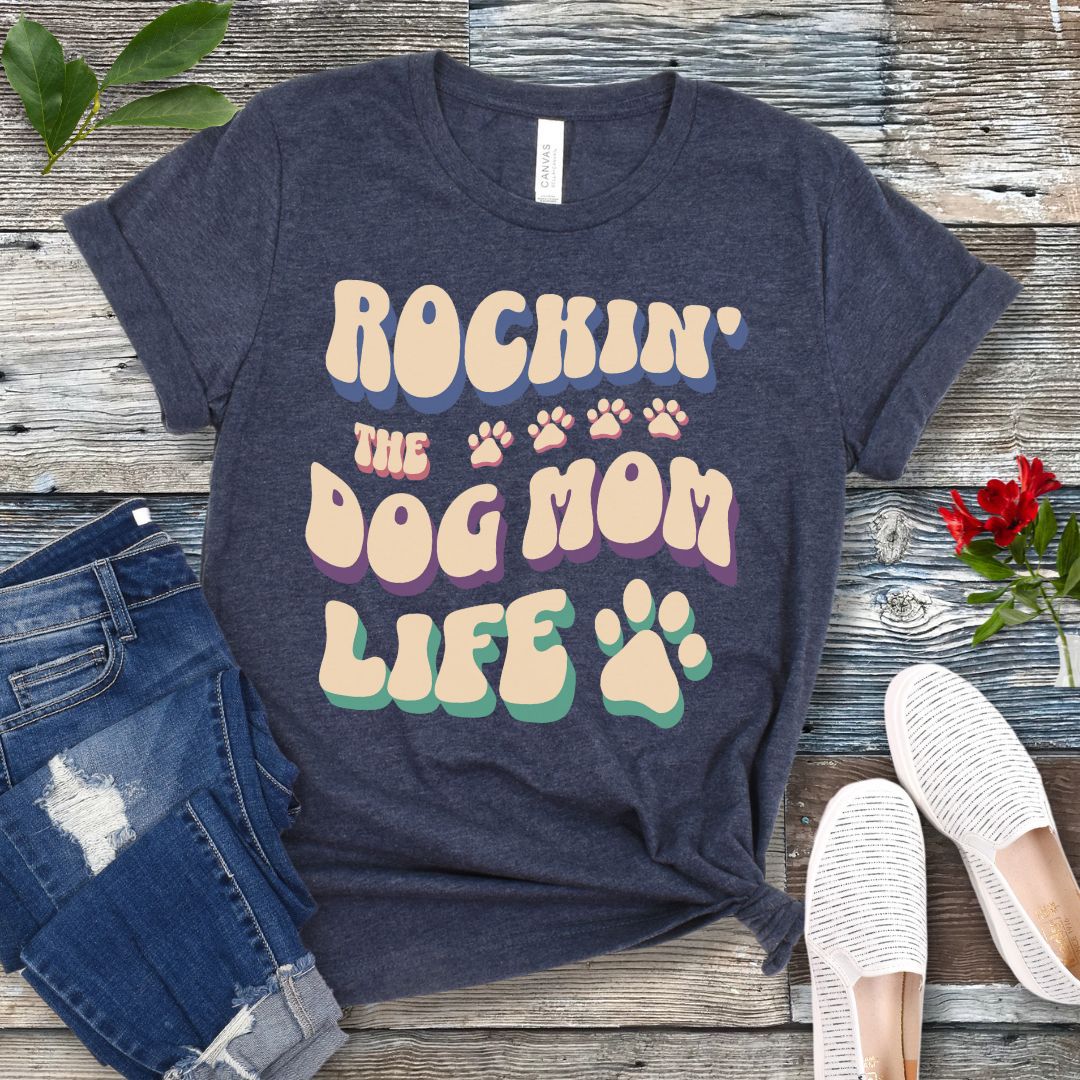 Rockin' Dog Mom T-Shirt