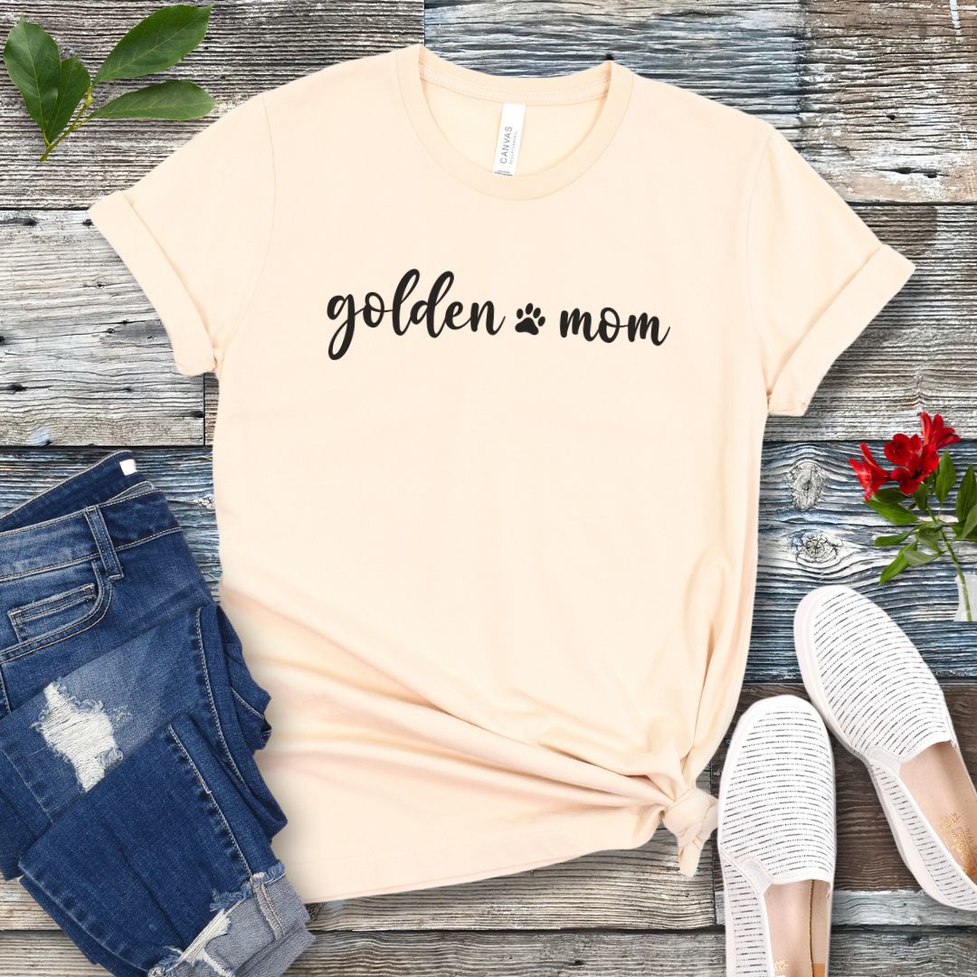 Golden Mom Girly T-Shirt