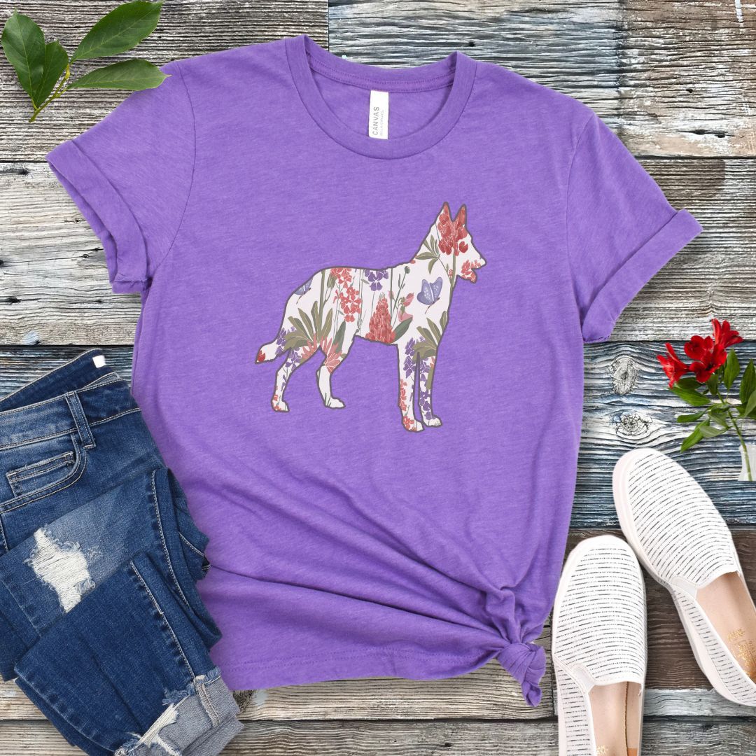 Spring Wildflowers Malinois T-Shirt