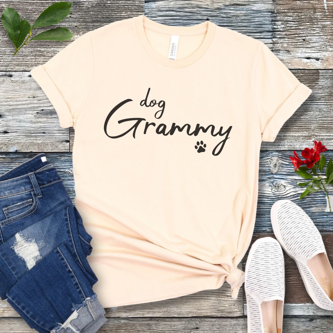 Dog Grammy Script T-Shirt