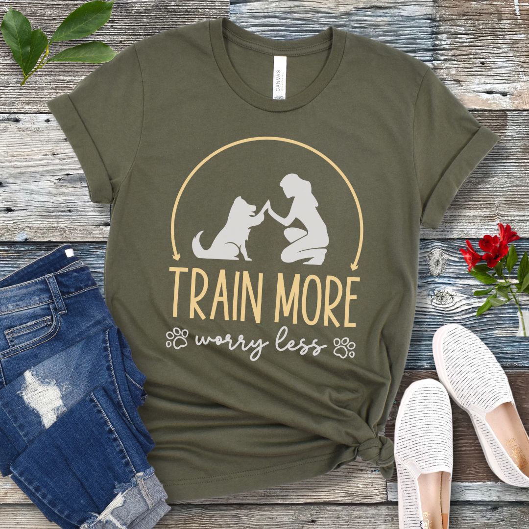 Train More Worry Less T-Shirt