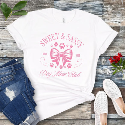 Sweet & Sassy Dog Mom T-Shirt