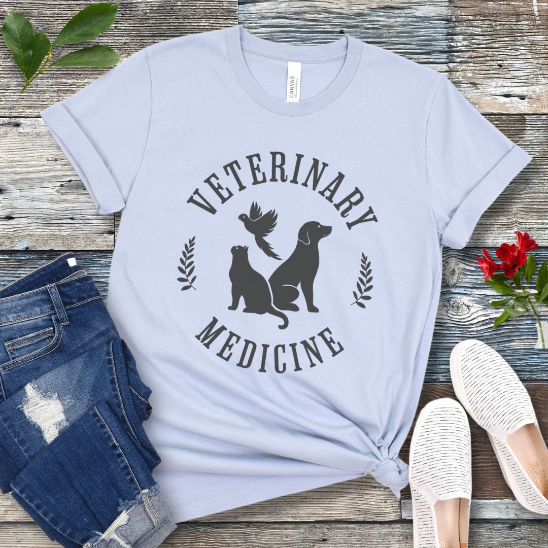 Vintage Style Veterinary Medicine T-Shirt