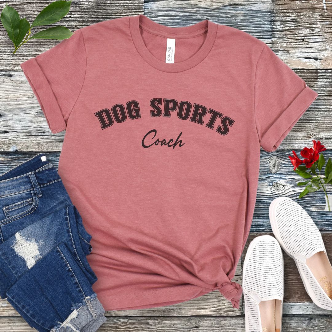College Style Dog Sports Coach T-Shirt