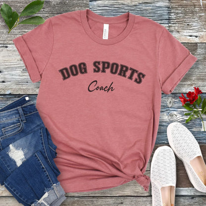 College Style Dog Sports Coach T-Shirt