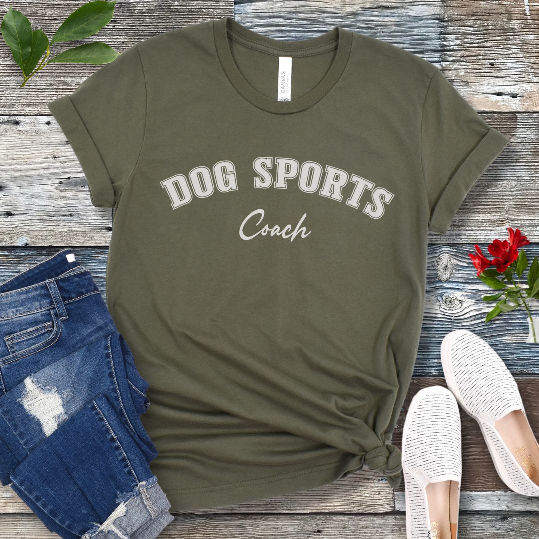 College Style Dog Sports Coach T-Shirt