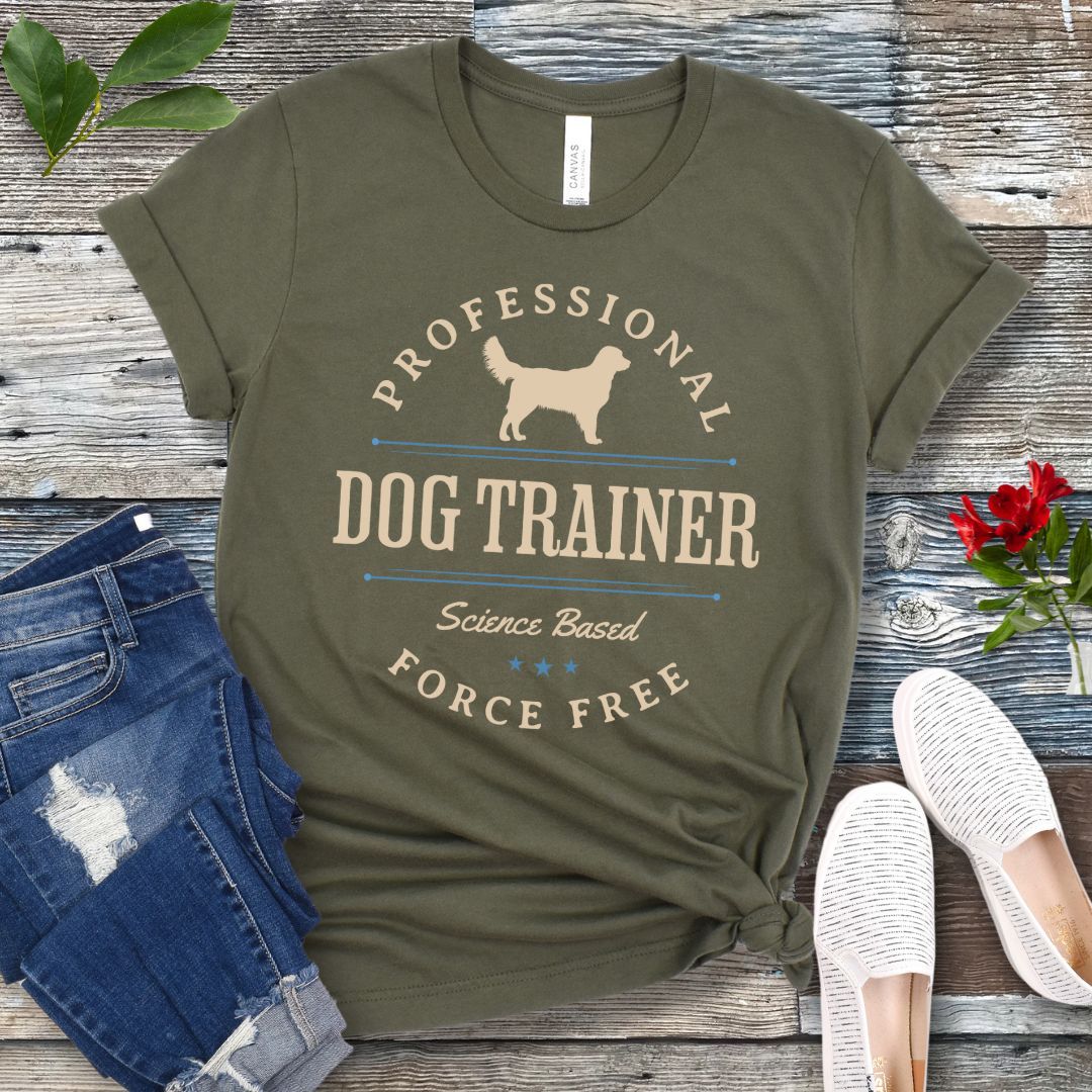 Custom Breed Force Free Dog Trainer T-Shirt