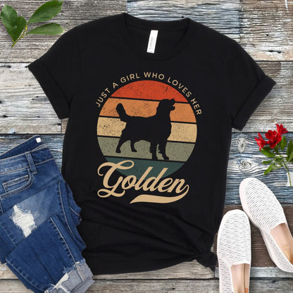 Just A Girl Golden T-Shirt