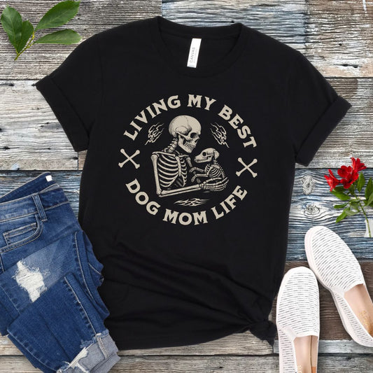 Goth Dog Mom Life T-Shirt