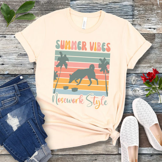 Custom Breed Nosework Vibes T-Shirt