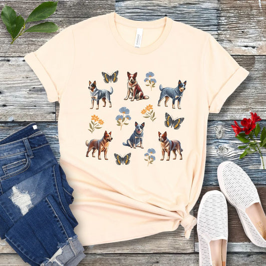 Spring Cottagecore Heeler T-Shirt