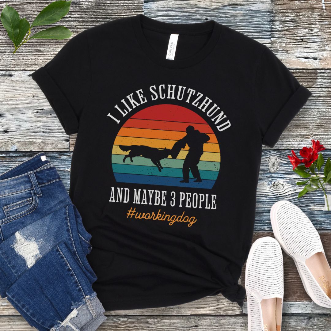 Schutzhund 3 People T-Shirt