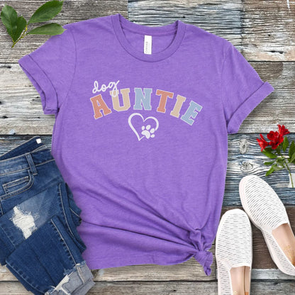 Dog Auntie Varsity T-Shirt