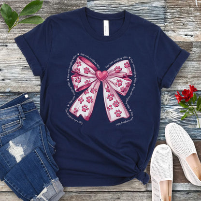 Coquette Bow Dog Lover T-Shirt