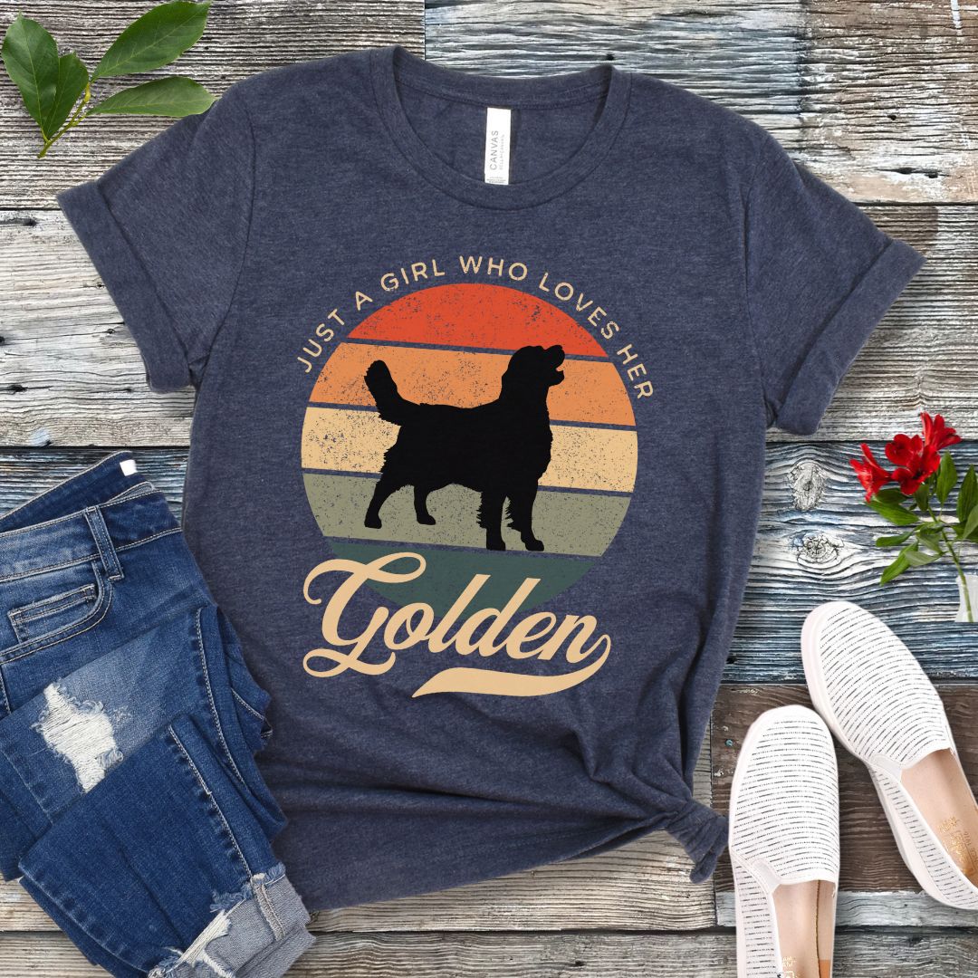Just A Girl Golden T-Shirt