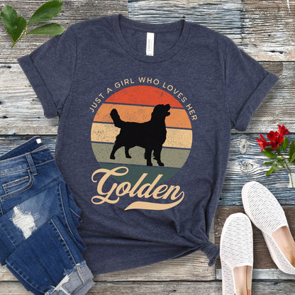 Just A Girl Golden T-Shirt