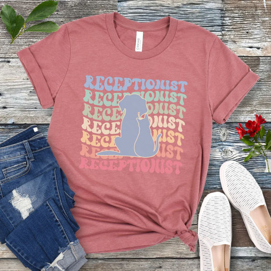 Veterinary Pet Care Receptionist T-Shirt
