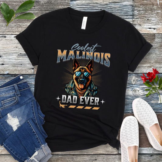 Coolest Malinois Dad T-Shirt