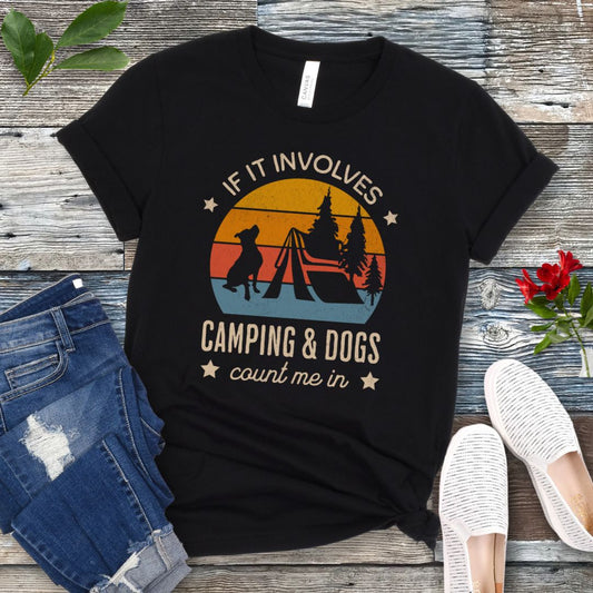 Camping and Dogs T-Shirt