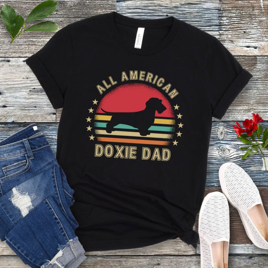 All American Doxie Dad T-Shirt