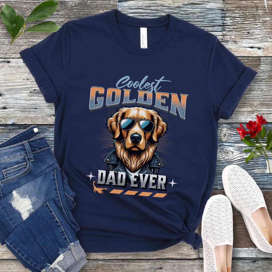 Coolest Golden Dad T-Shirt