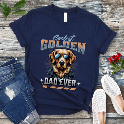 Coolest Golden Dad T-Shirt