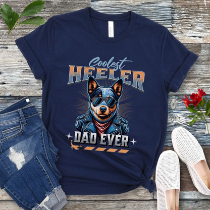 Coolest Heeler Dad T-Shirt