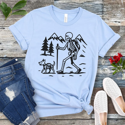 Spooky Dog Hiking T-Shirt