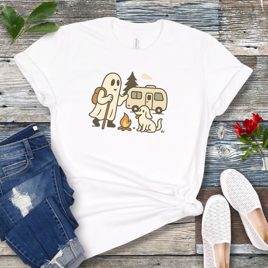 Ghostly Dog RV Life T-Shirt