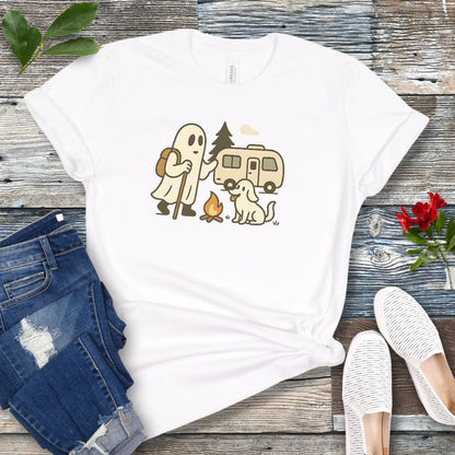 Ghostly Dog RV Life T-Shirt