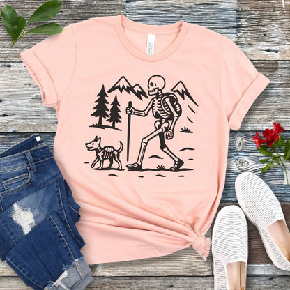 Spooky Dog Hiking T-Shirt