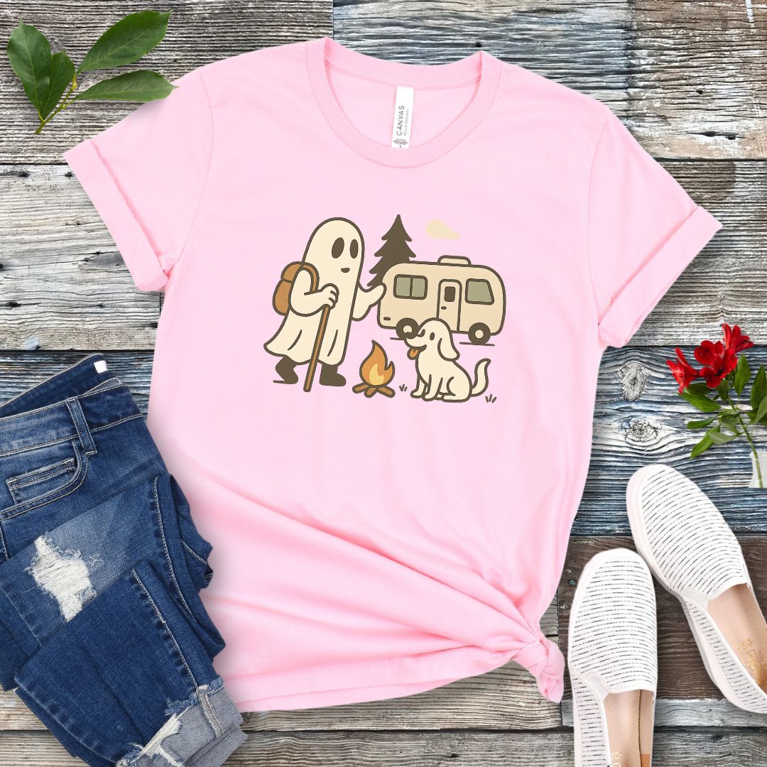 Ghostly Dog RV Life T-Shirt
