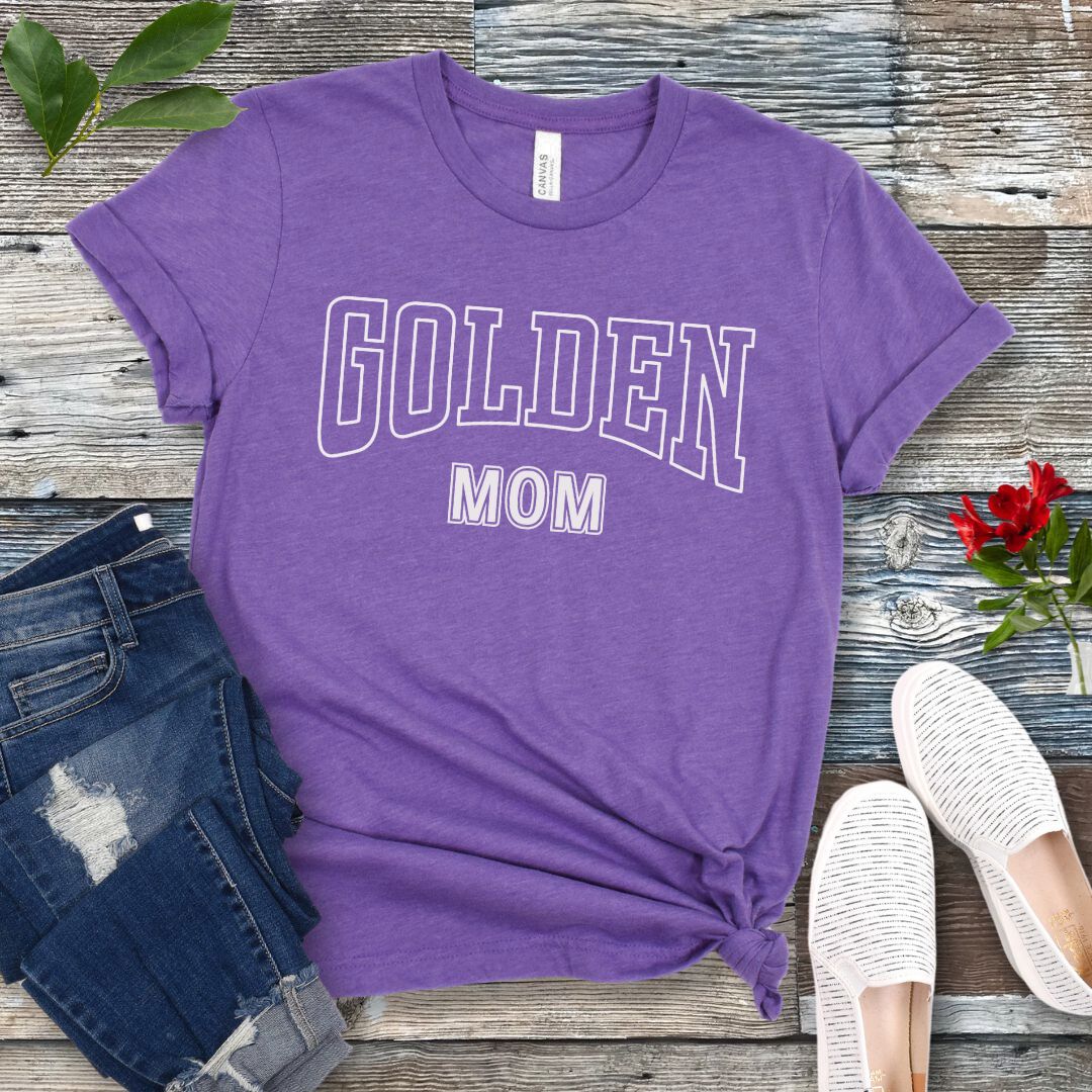 Varsity Golden Mom T-Shirt