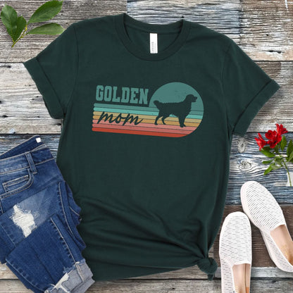 Retro Vibe Golden Mom T-Shirt