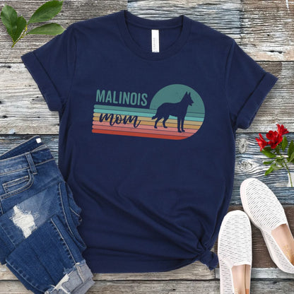 Retro Malinois Mom T-Shirt