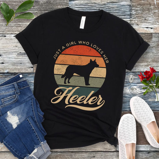 Just a Girl Who Loves Her Heeler T-Shirt