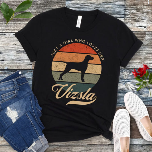 Girl Who Loves Vizsla T-Shirt